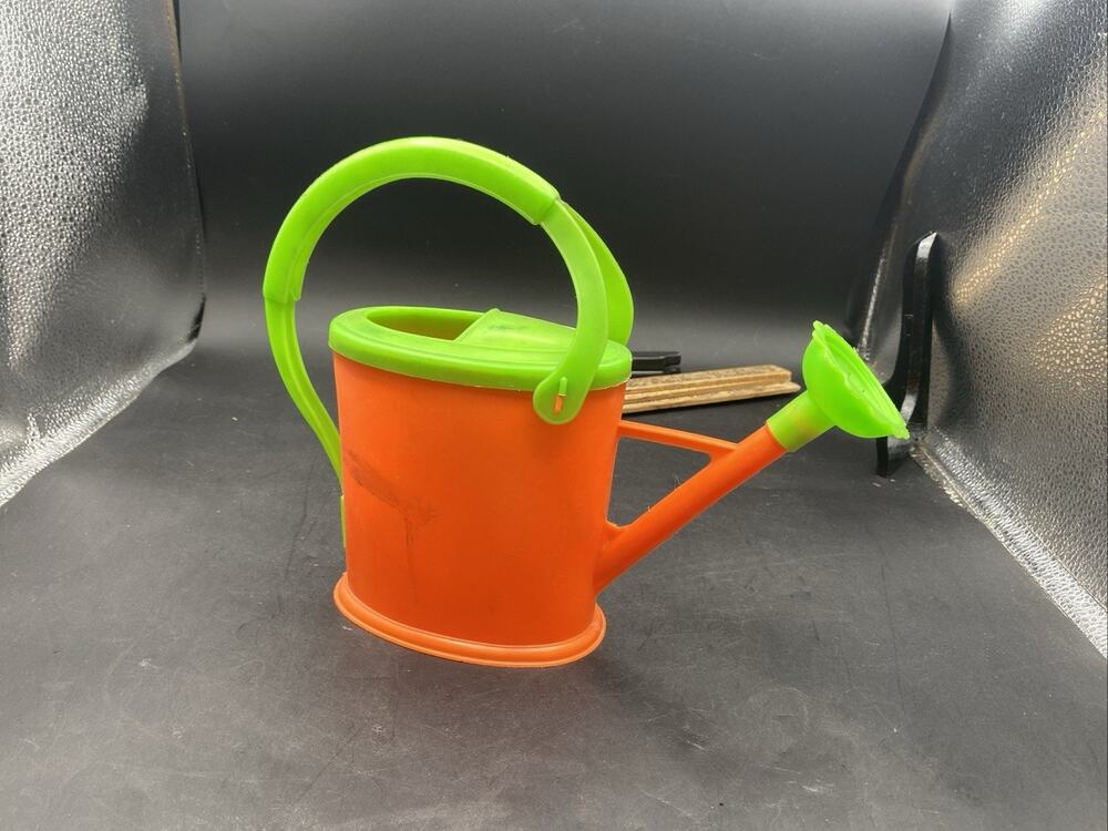 Vintage Irwin Kids Watering Can Orange And Green